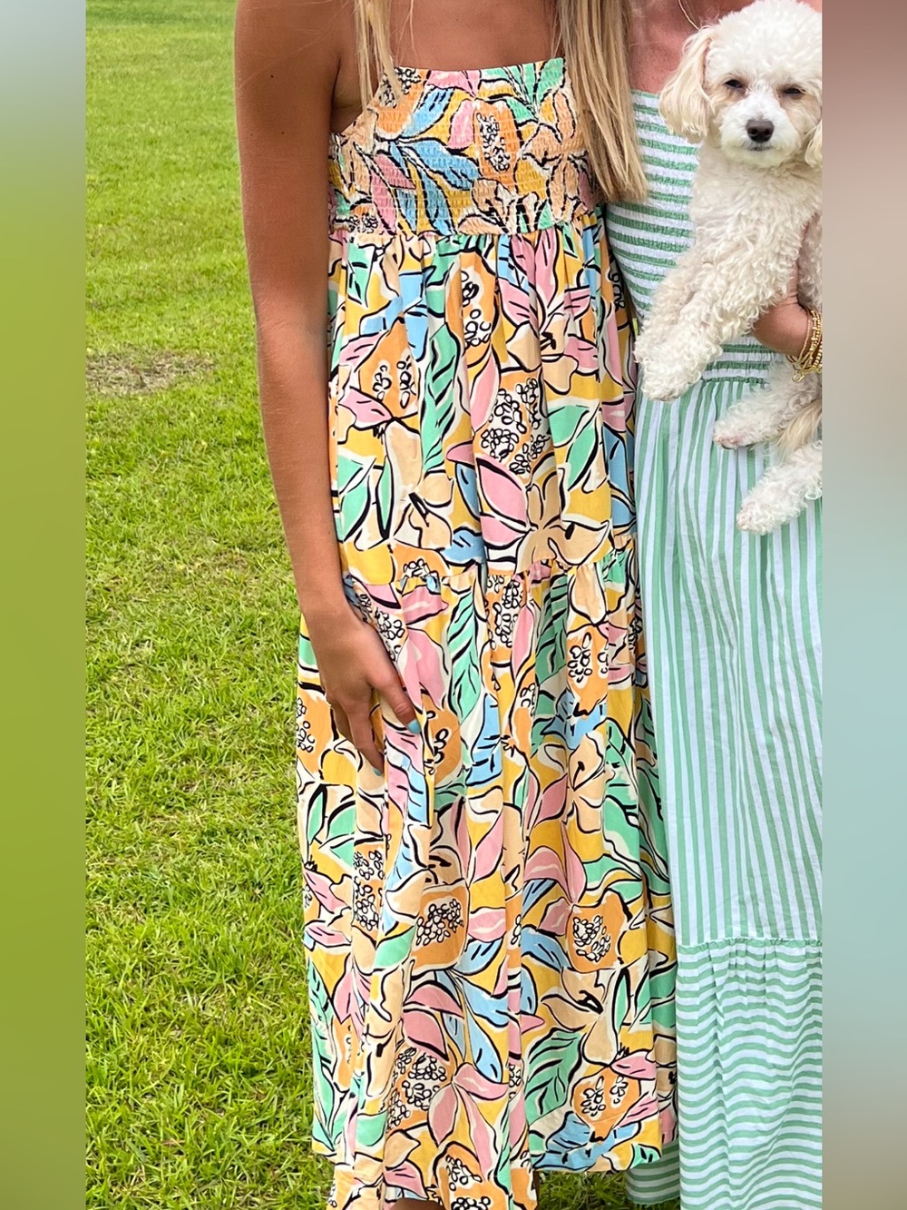 Astr Pastel Multi-Color Floral Printed Dress